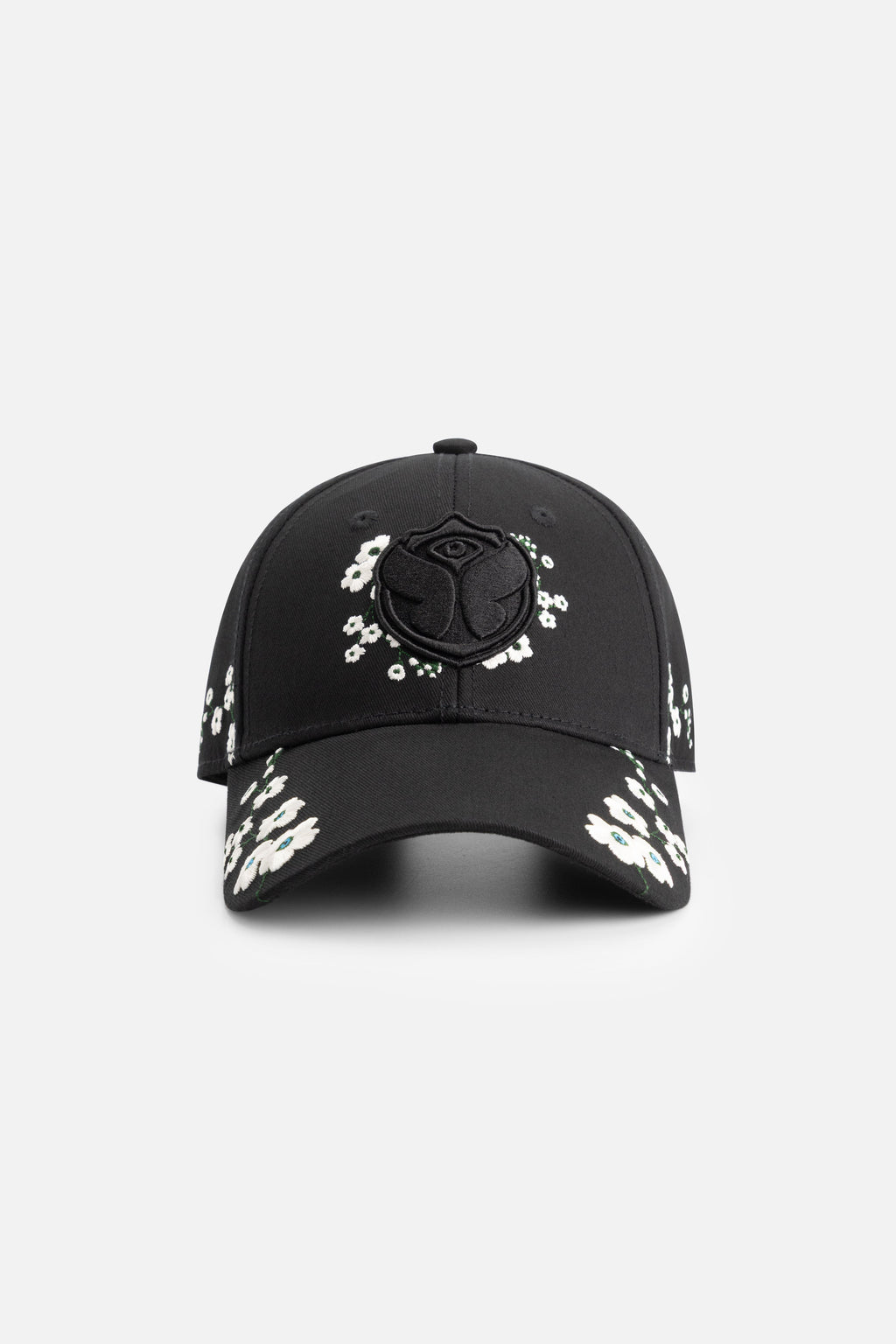 FLORA ICON CURVED CAP BLACK