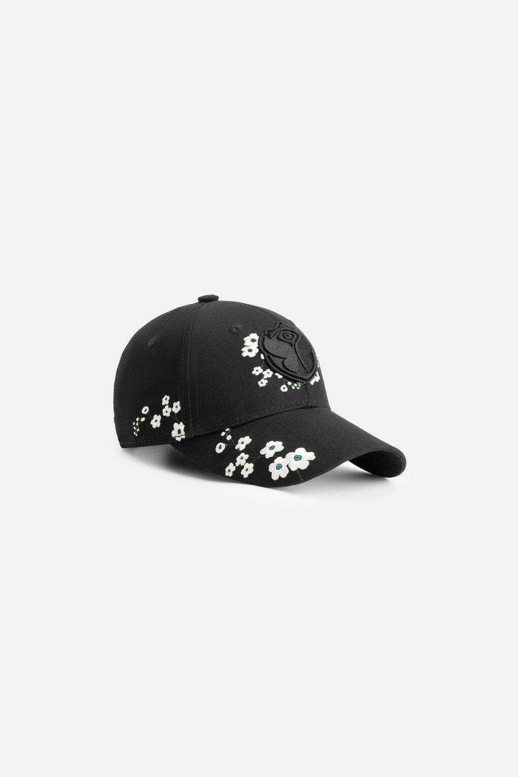 FLORA ICON CURVED CAP BLACK
