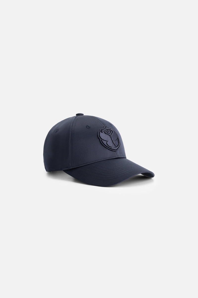 CURVED ICON SATIN CAP NAVY
