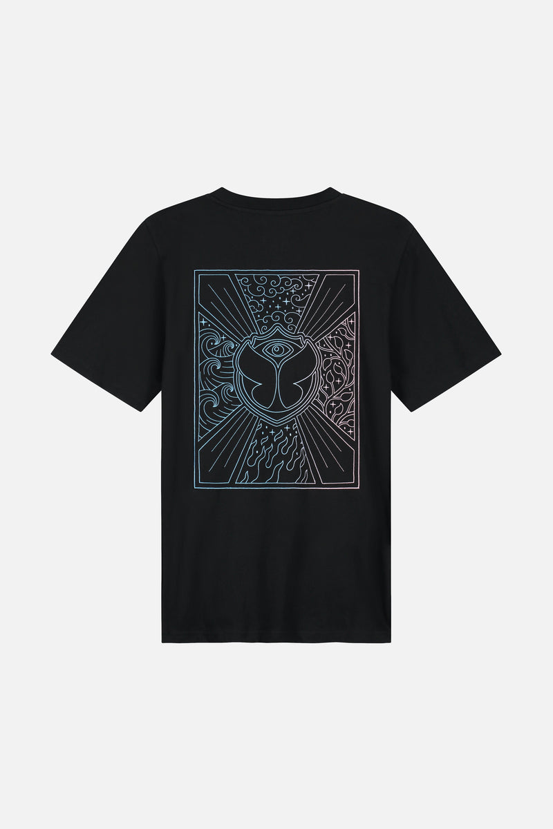 UNITY FLAG GRADIENT TSHIRT MEN BLACK