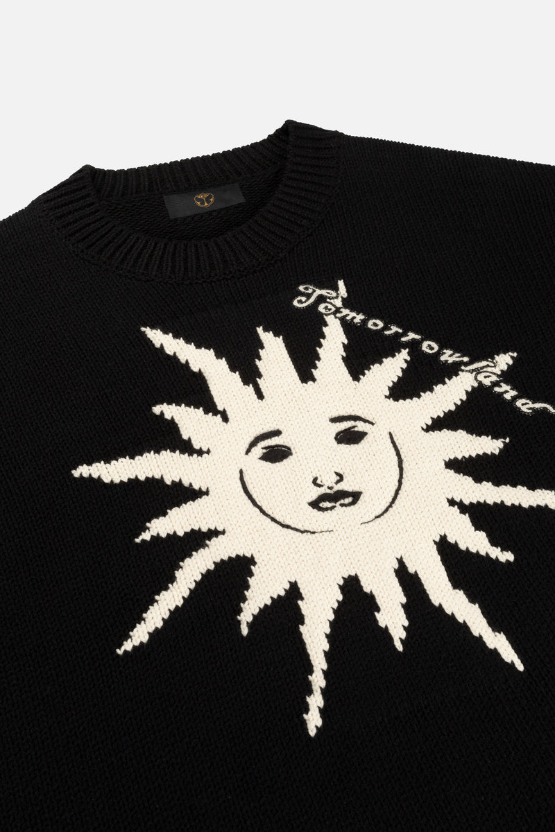 MAGICAL GATHERING KNITTED SWEATER MEN BLACK