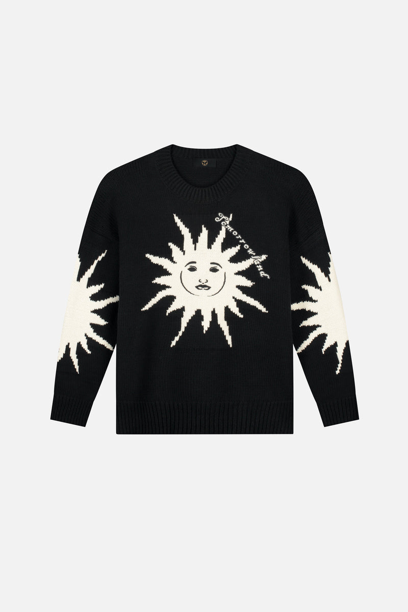 MAGICAL GATHERING KNITTED SWEATER MEN BLACK