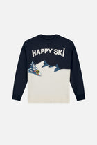 HAPPICON SKI KNITTED SWEATER MEN NAVY