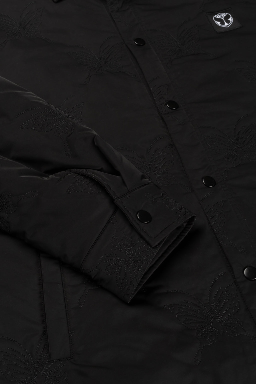 BUTTERFLY PADDED JACKET MEN BLACK