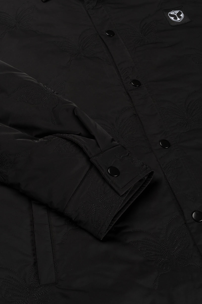 BUTTERFLY PADDED JACKET MEN BLACK