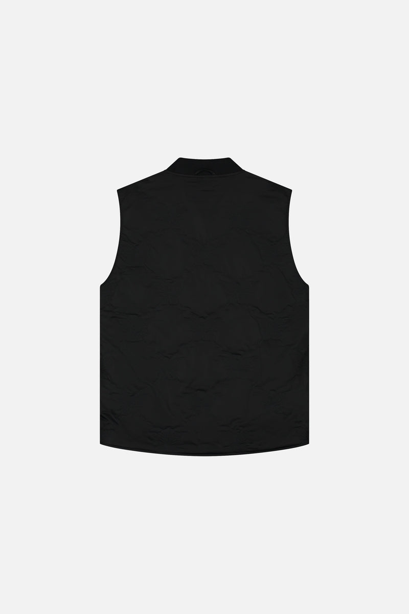 BUTTERFLY AOP SLEEVELESS JACKET MEN MULTI