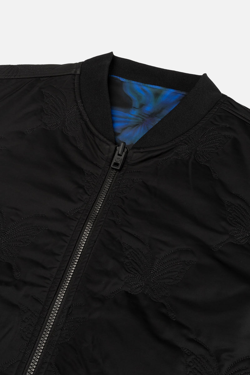 BUTTERFLY AOP SLEEVELESS JACKET MEN MULTI
