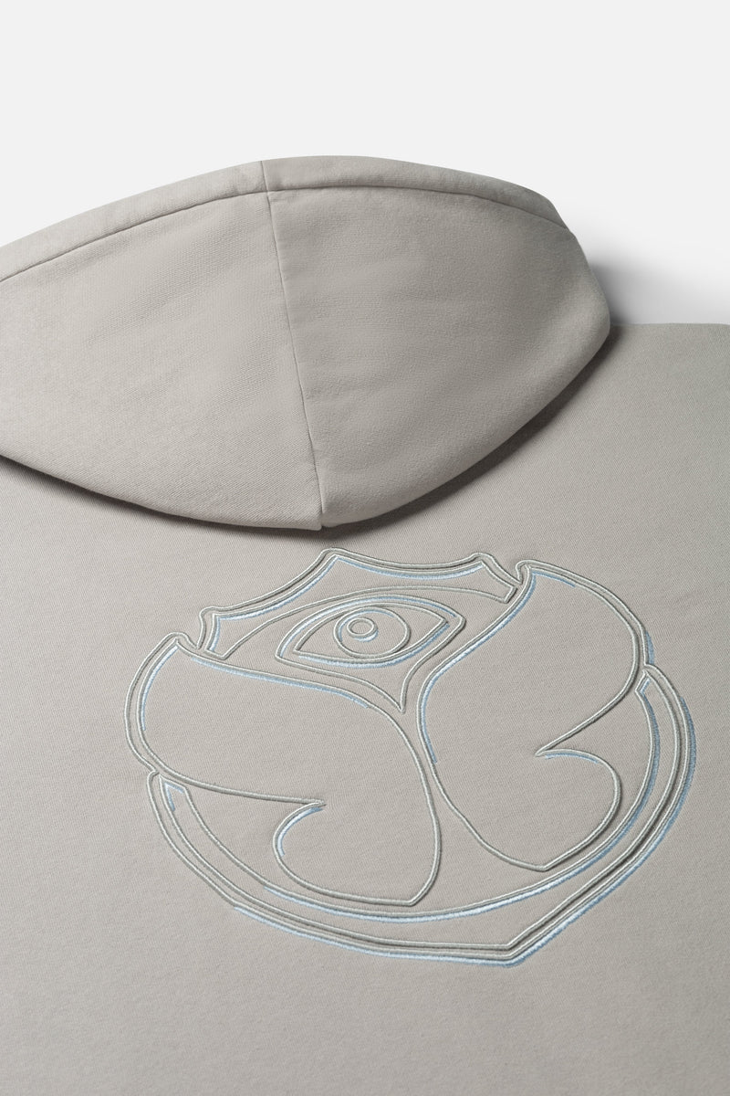 SHADOW FUSION BLUE HOODIE MEN GREY