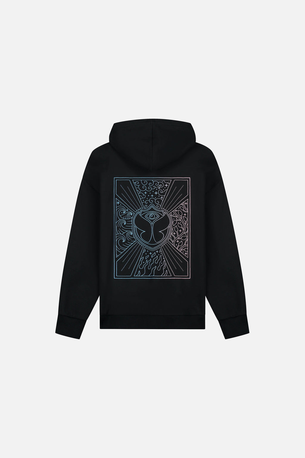 UNITY FLAG GRADIENT HOODIE MENBLACK