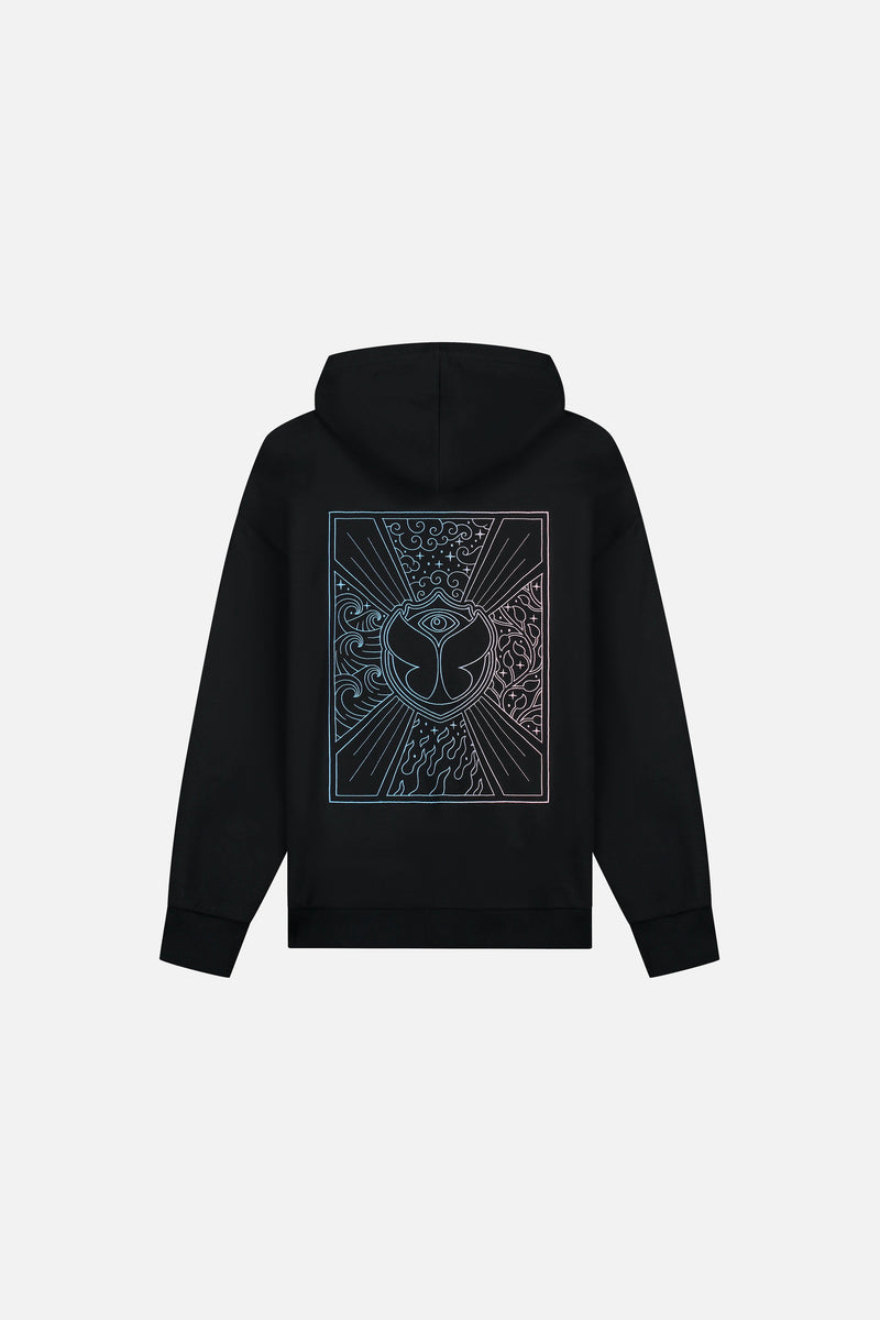 UNITY FLAG GRADIENT HOODIE MENBLACK