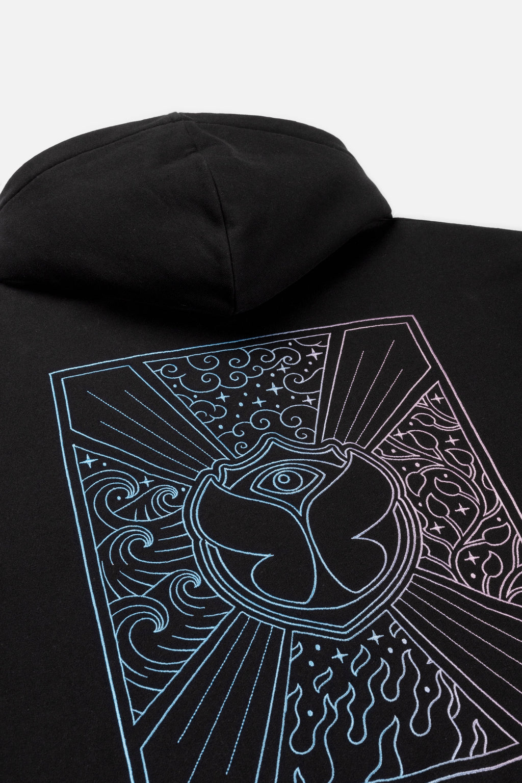 UNITY FLAG GRADIENT HOODIE MENBLACK