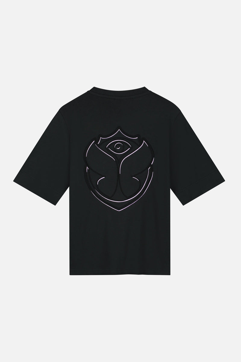 SHADOW FUSION PINK TSHIRT WOMEN BLACK