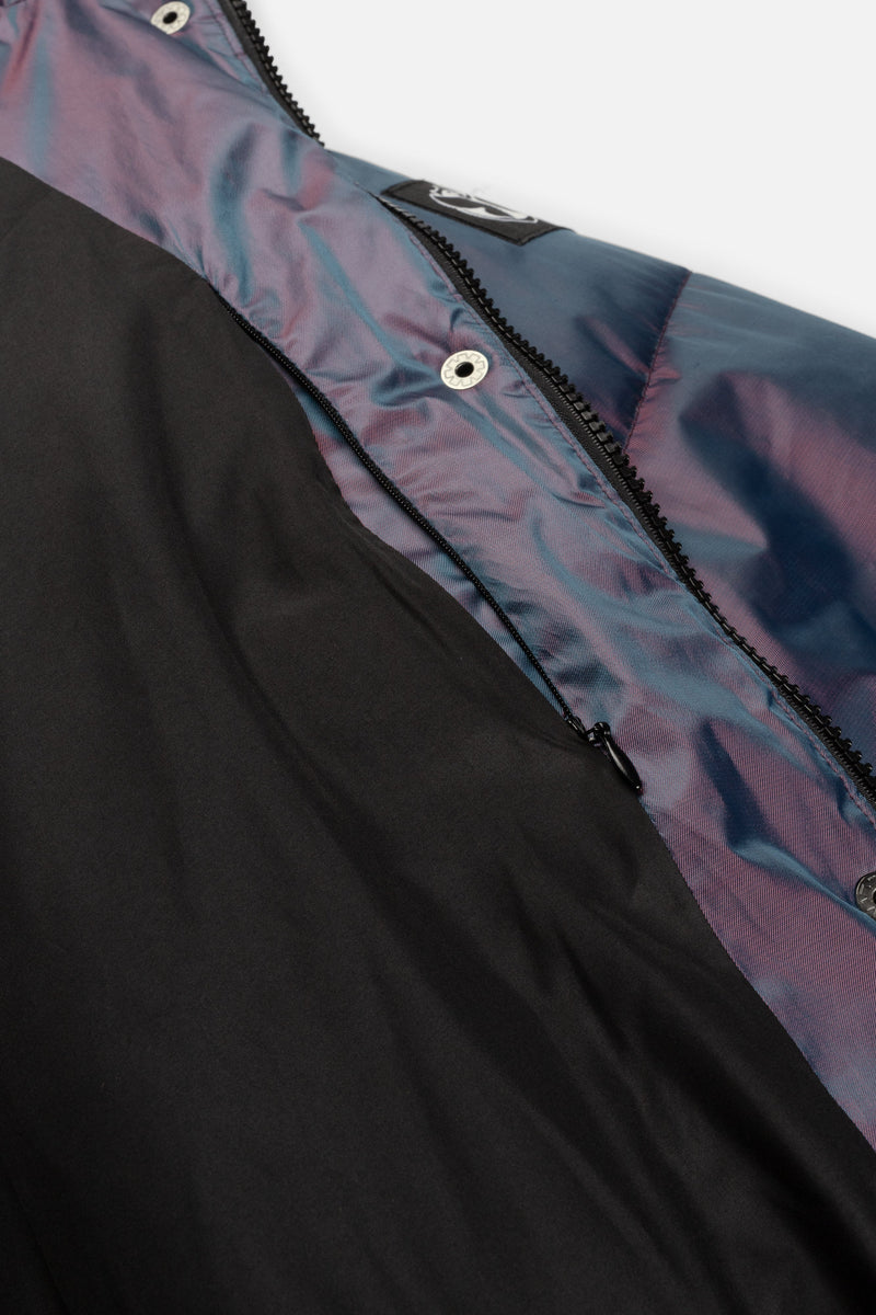IRIDESCENT PUFFER JACKET WOMEN MULTI