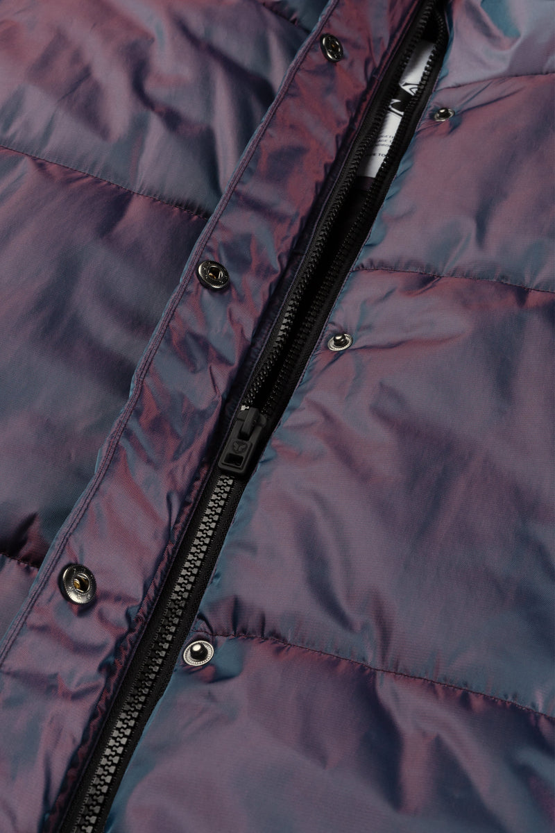 IRIDESCENT PUFFER JACKET WOMEN MULTI