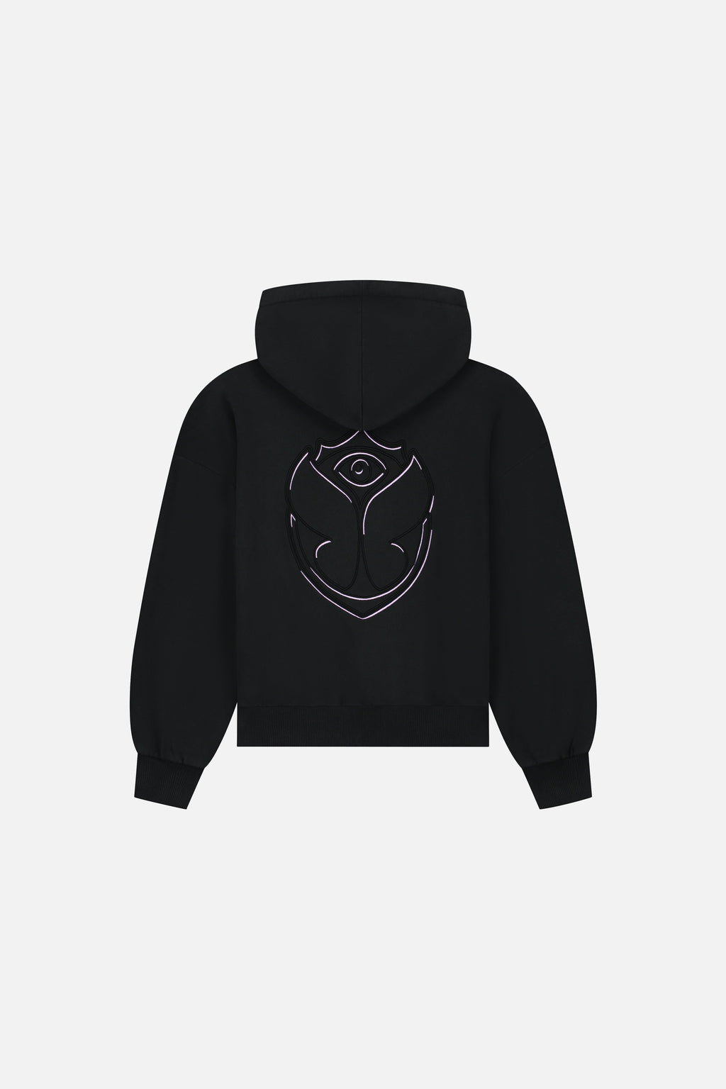 SHADOW FUSION PINK HOODIE WOMEN BLACK