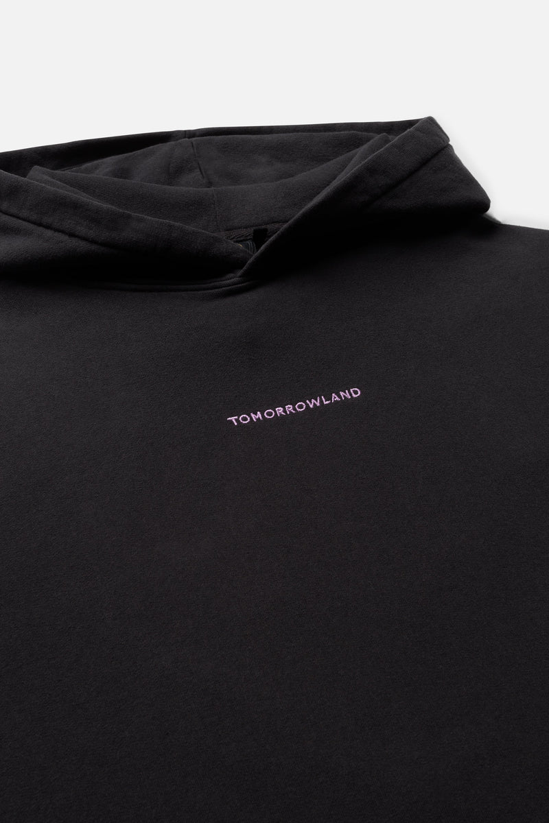 SHADOW FUSION PINK HOODIE WOMEN BLACK