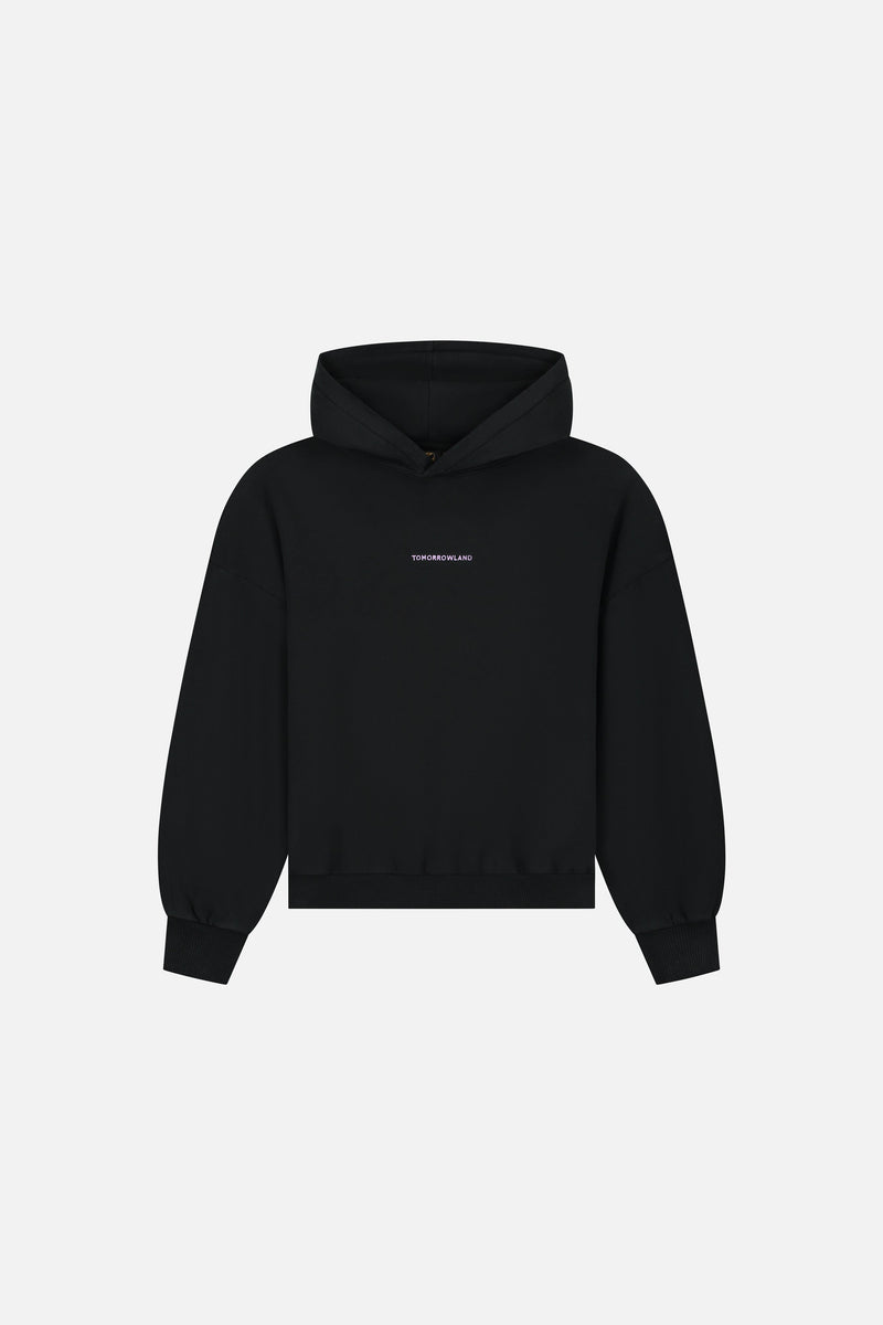 SHADOW FUSION PINK HOODIE WOMEN BLACK