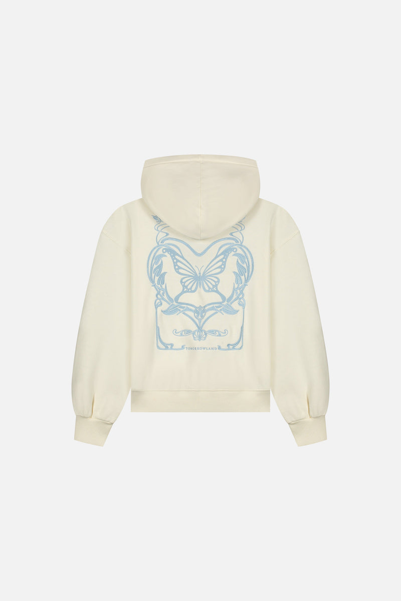 ART NOUVEAU HOODIE WOMEN OFF WHITE
