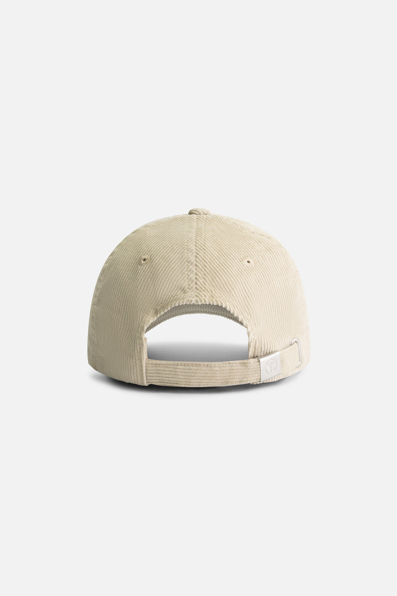 CURVED ICON CORDUROY CAP OFF WHITE