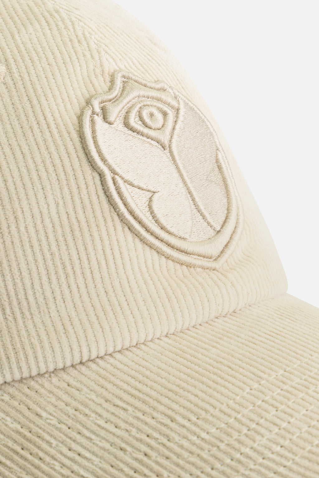 CURVED ICON CORDUROY CAP OFF WHITE