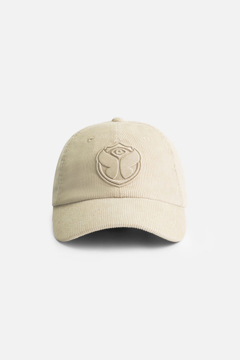 CURVED ICON CORDUROY CAP OFF WHITE