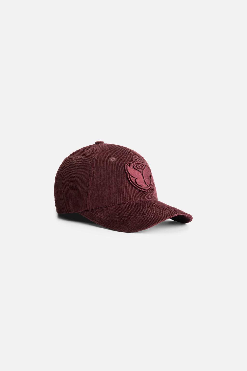 CURVED ICON CORDUROY CAP BURGUNDY