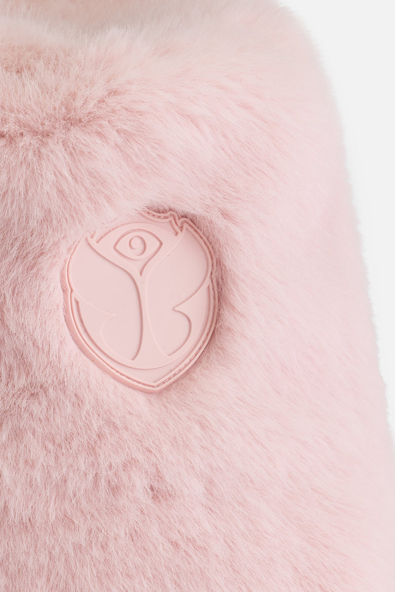 ICON FLUFFY BUCKET HAT PINK