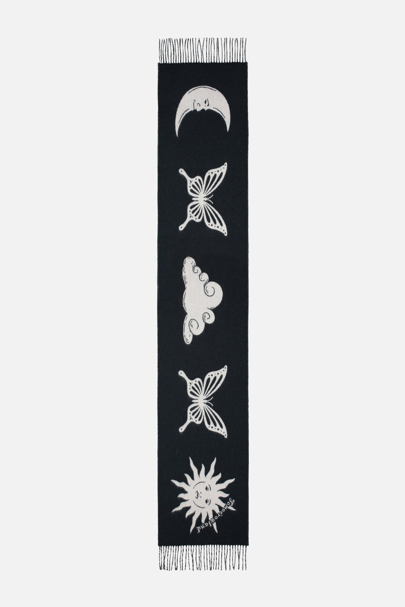 MAGICAL GATHERING SCARF BLACK