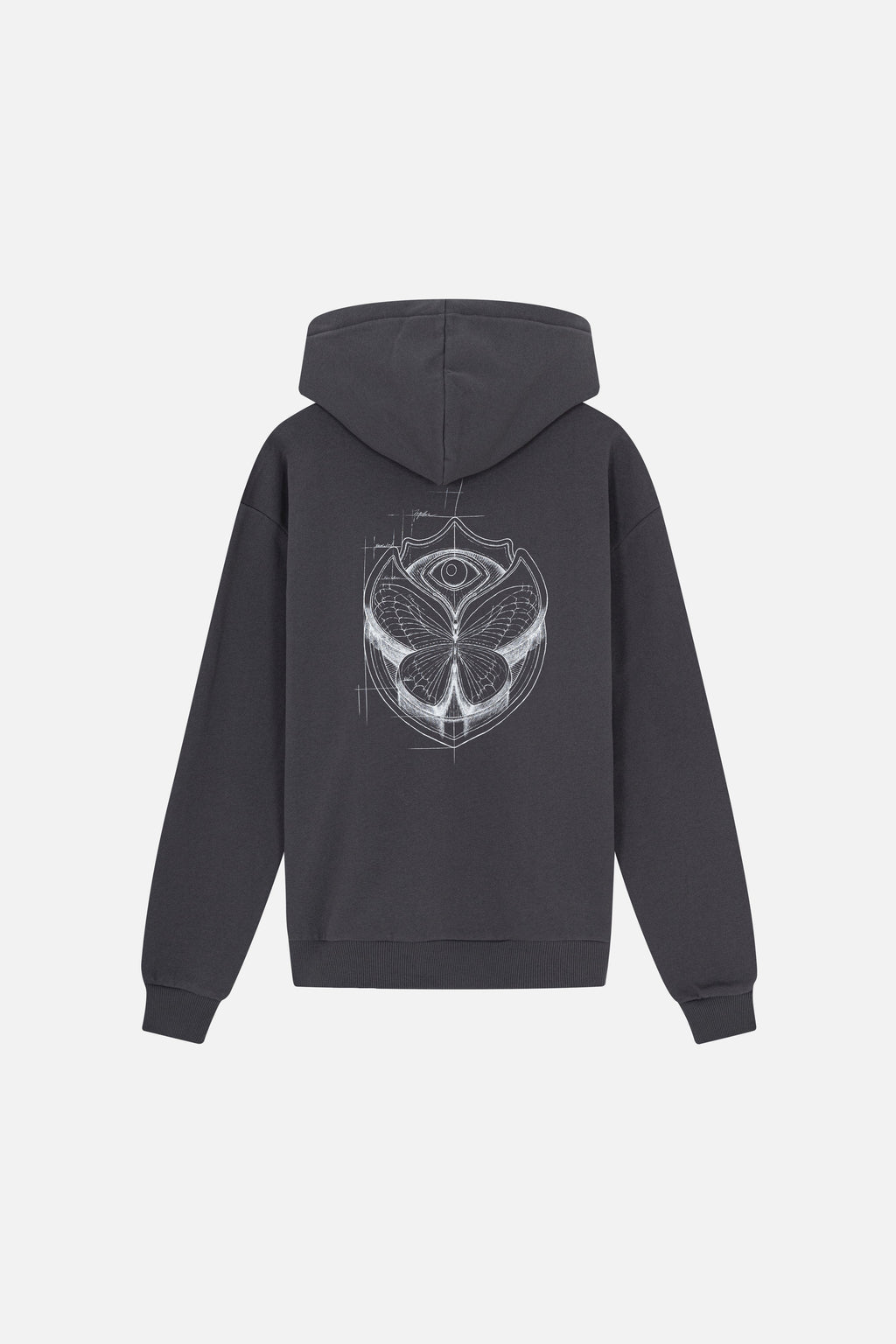 ETCH ICON HOODIE MEN DARK GREY