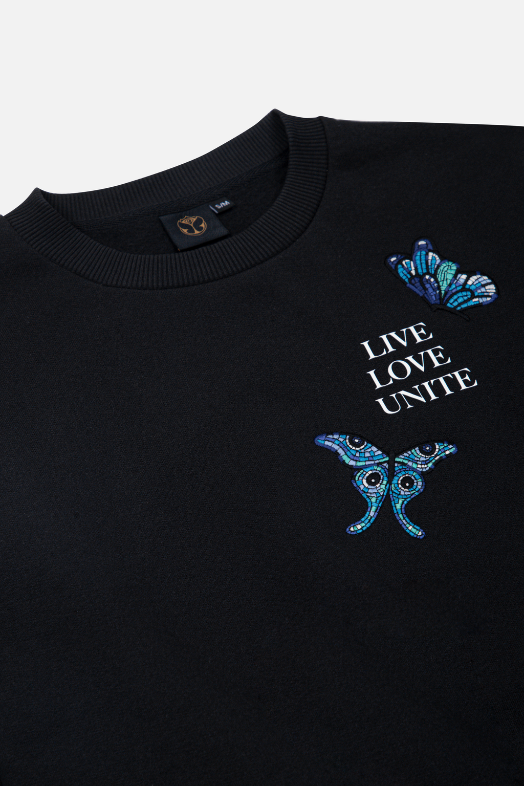 STAIRWAY BUTTERLFY SWEATSHIRT WOMEN BLACK
