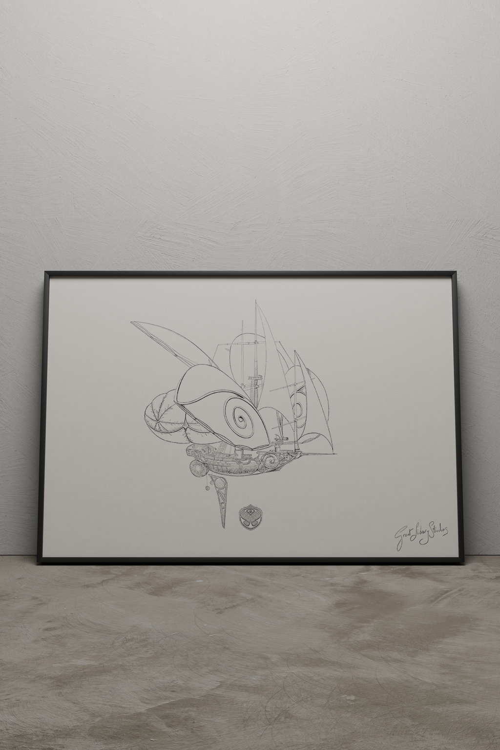 CONCEPT ART ADSCENDO FLYING VESSEL CONCEPT
