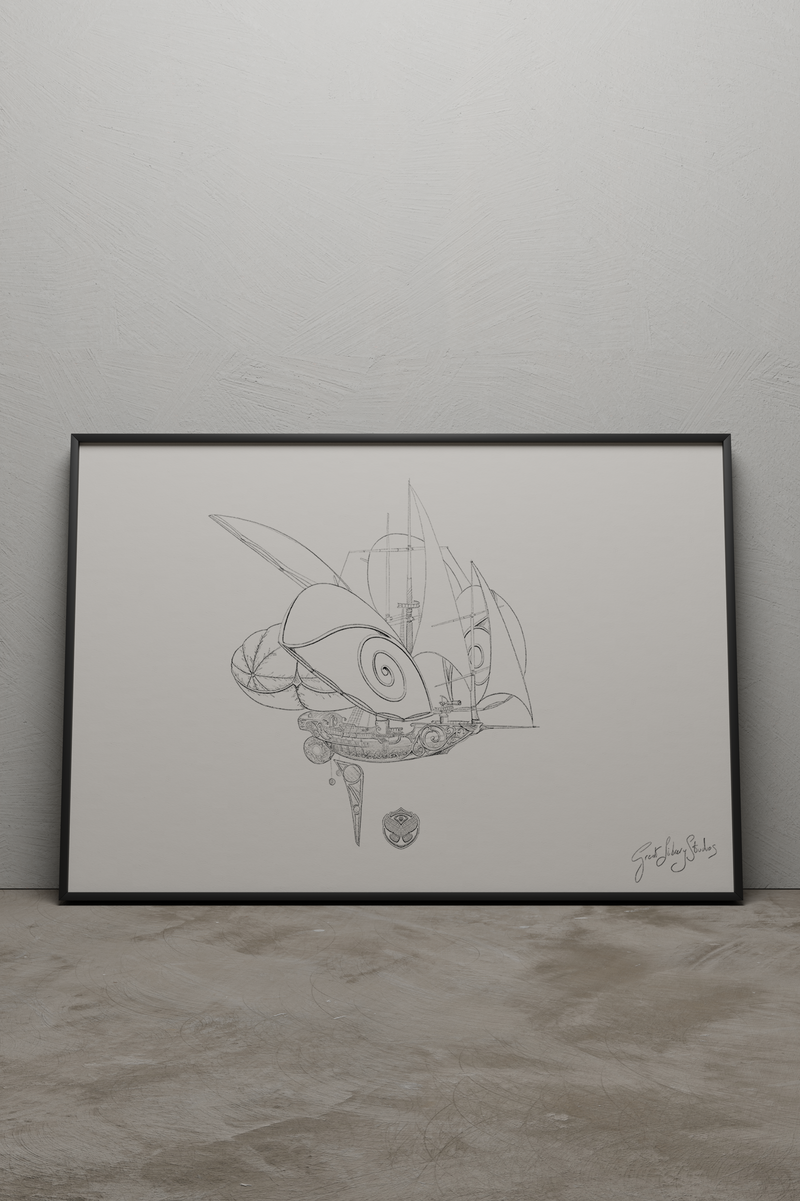 CONCEPT ART ADSCENDO FLYING VESSEL CONCEPT