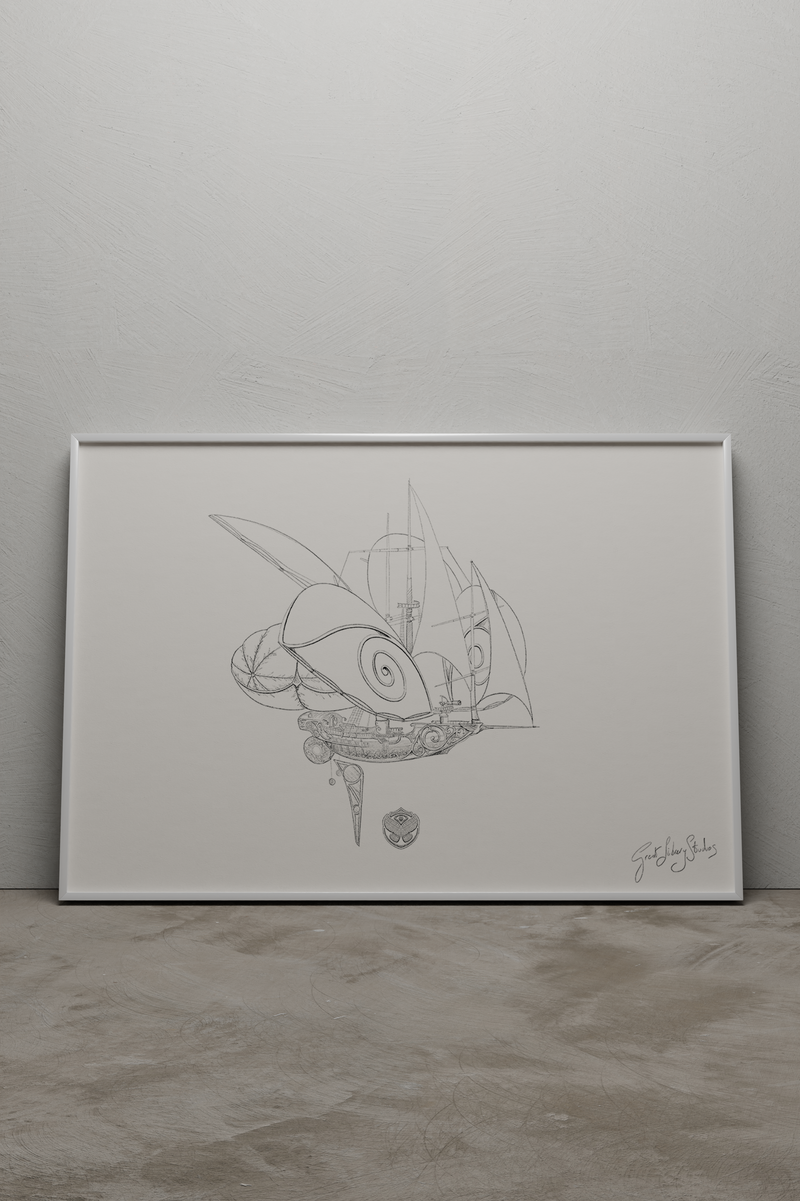 CONCEPT ART ADSCENDO FLYING VESSEL CONCEPT