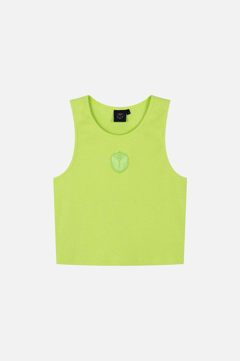 ICON RIB TANK TOP WOMEN LIME