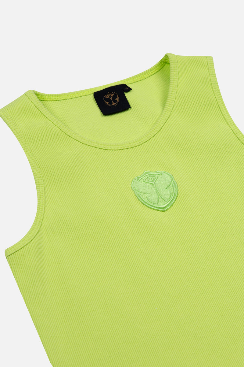 ICON RIB TANK TOP WOMEN LIME