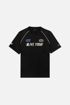 SLOGAN BASEBALL T-SHIRT