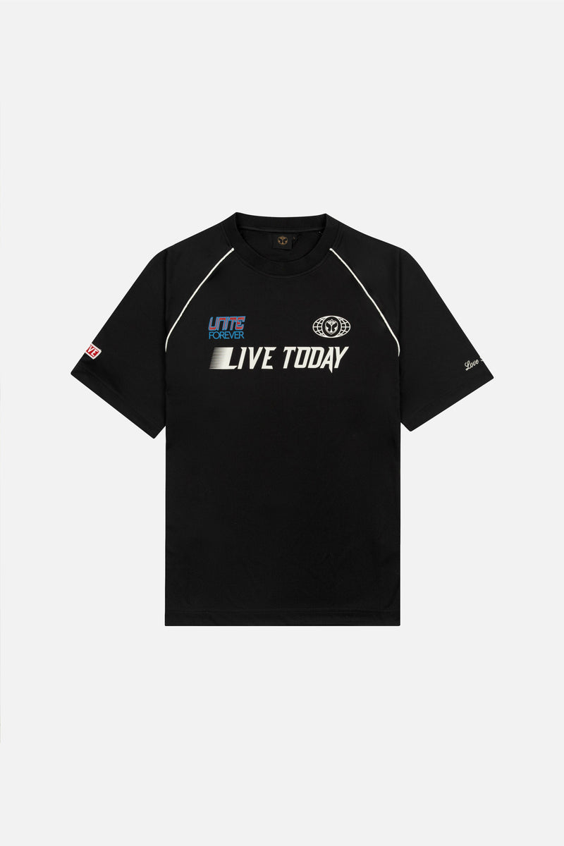 SLOGAN BASEBALL T-SHIRT