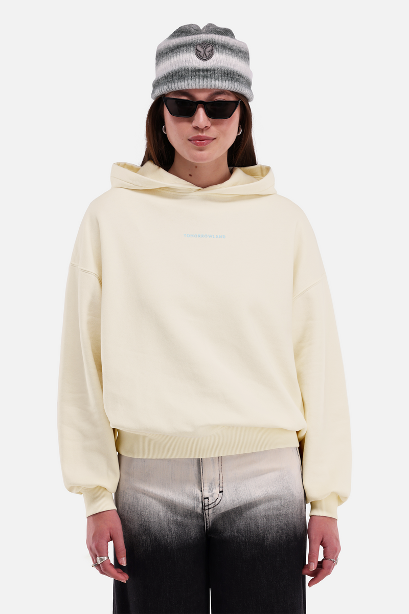 ART NOUVEAU HOODIE WOMEN OFF WHITE