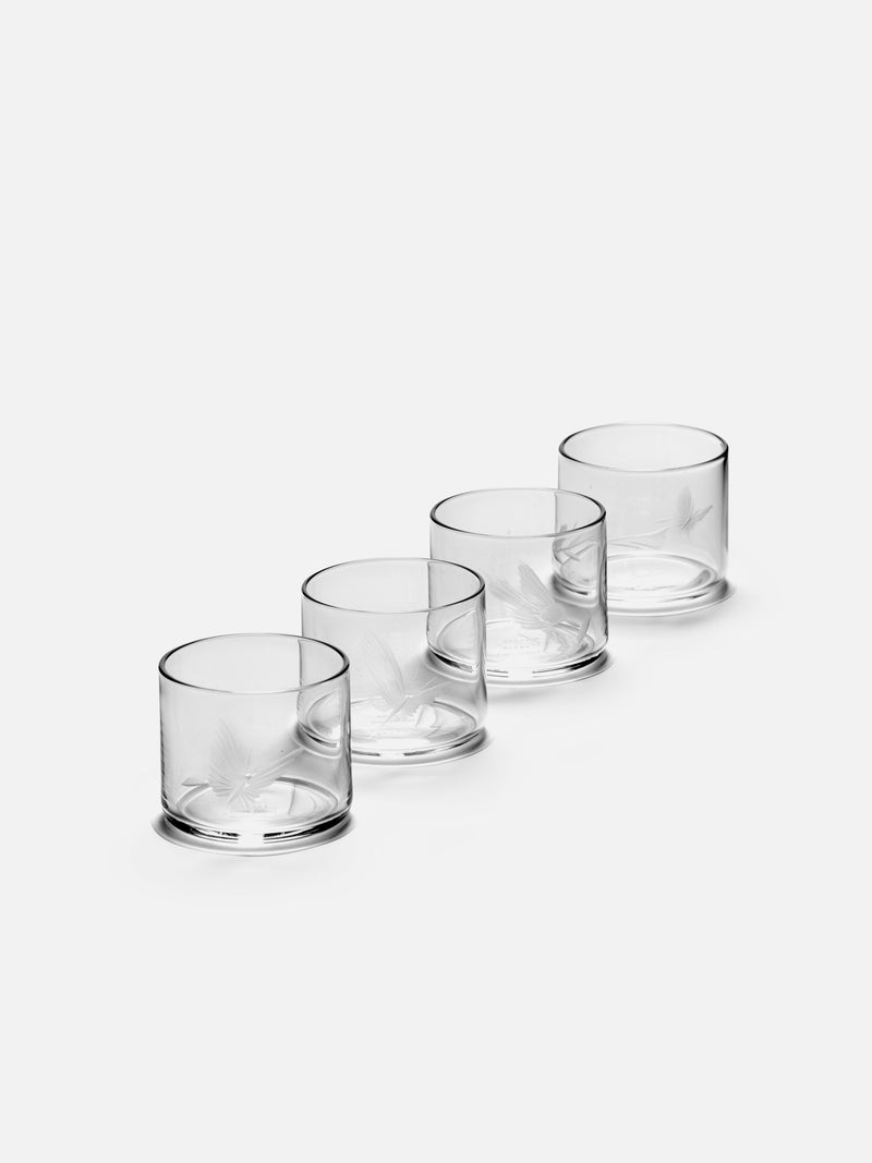 SHOTGLASS DIFFERENT ENGRAVEMENTS UNITY SET/4