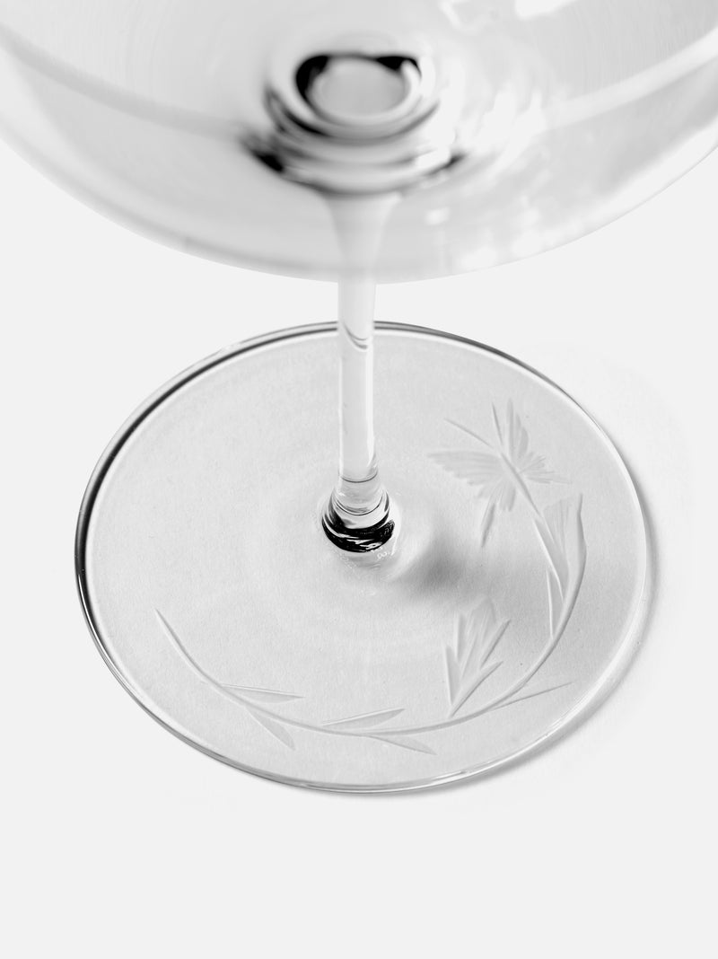 CHAMPAGNE COUPE DRAGONFLY UNITY SET/4