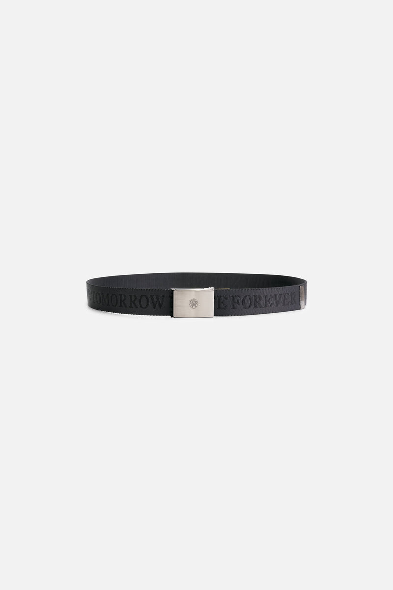SLOGAN BELT BLACK