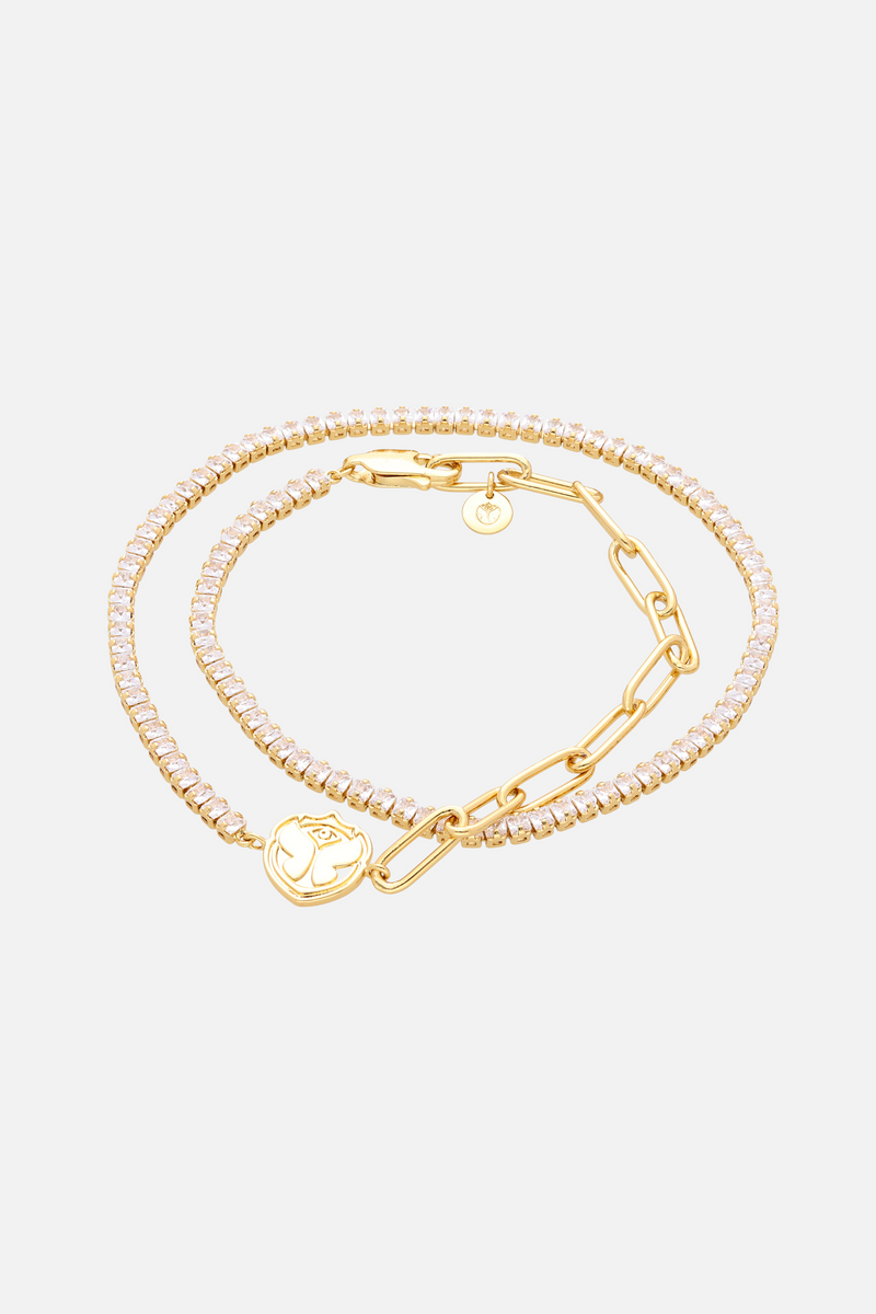 ICON BRACELET FLIP CHAIN WOMEN GOLD
