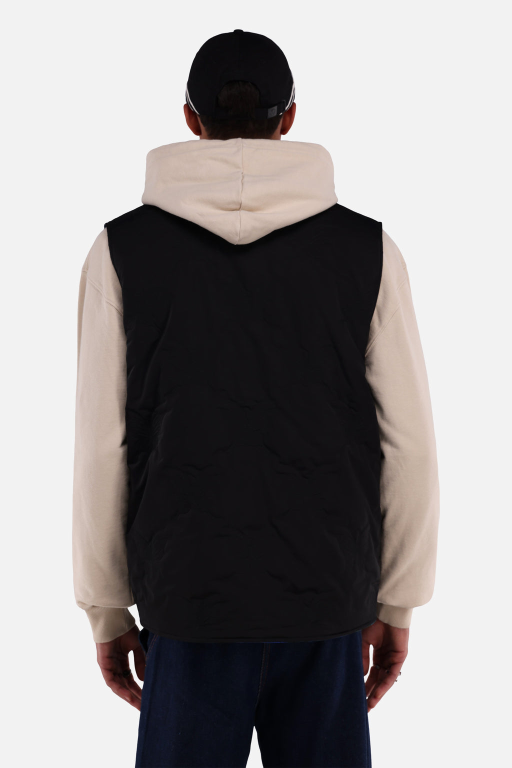 BUTTERFLY AOP SLEEVELESS JACKET MEN MULTI