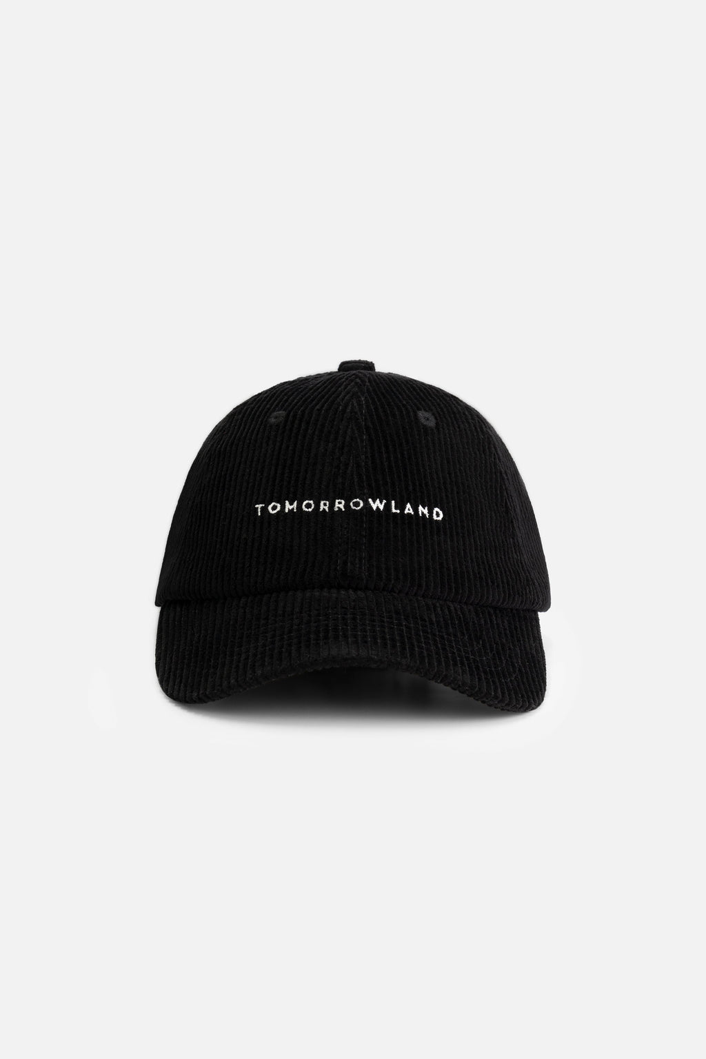 CURVED TOMORROWLAND CORDUROY CAP BLACK