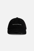 CURVED TOMORROWLAND CORDUROY CAP BLACK