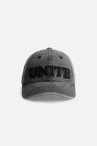TML COLLEGE CURVED CAP WASHED BLACK