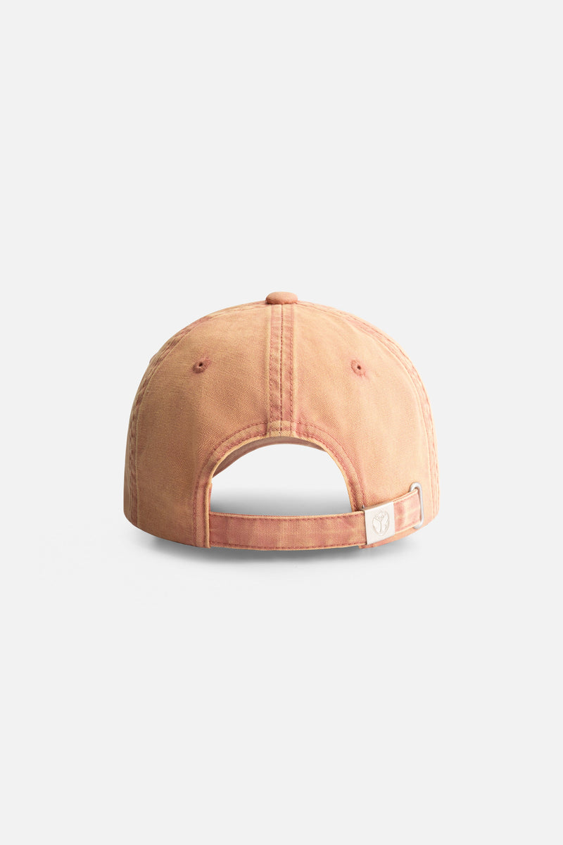 TML COLLEGE CURVED CAP WASHED PEACH
