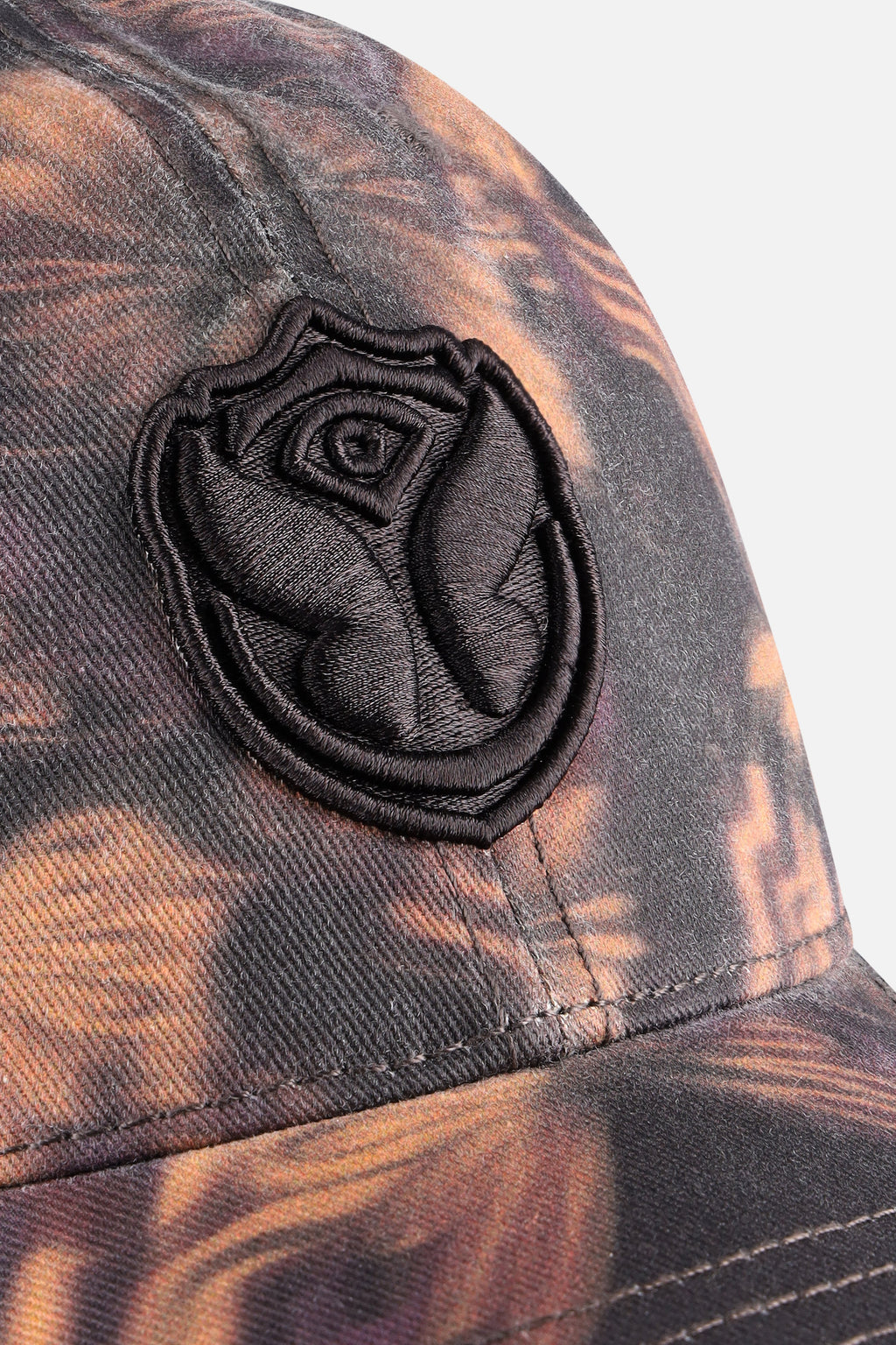 BUTTERFLY AOP ICON CURVED CAP BROWN