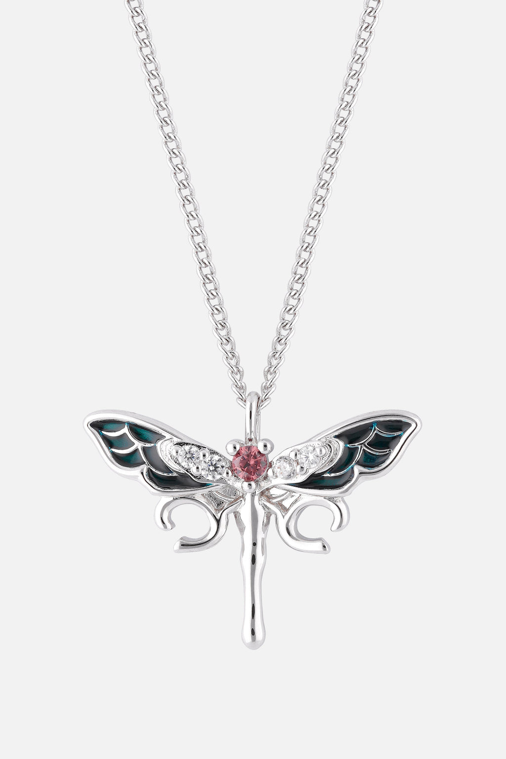 DRAGONFLY NECKLACE WOMEN SILVER