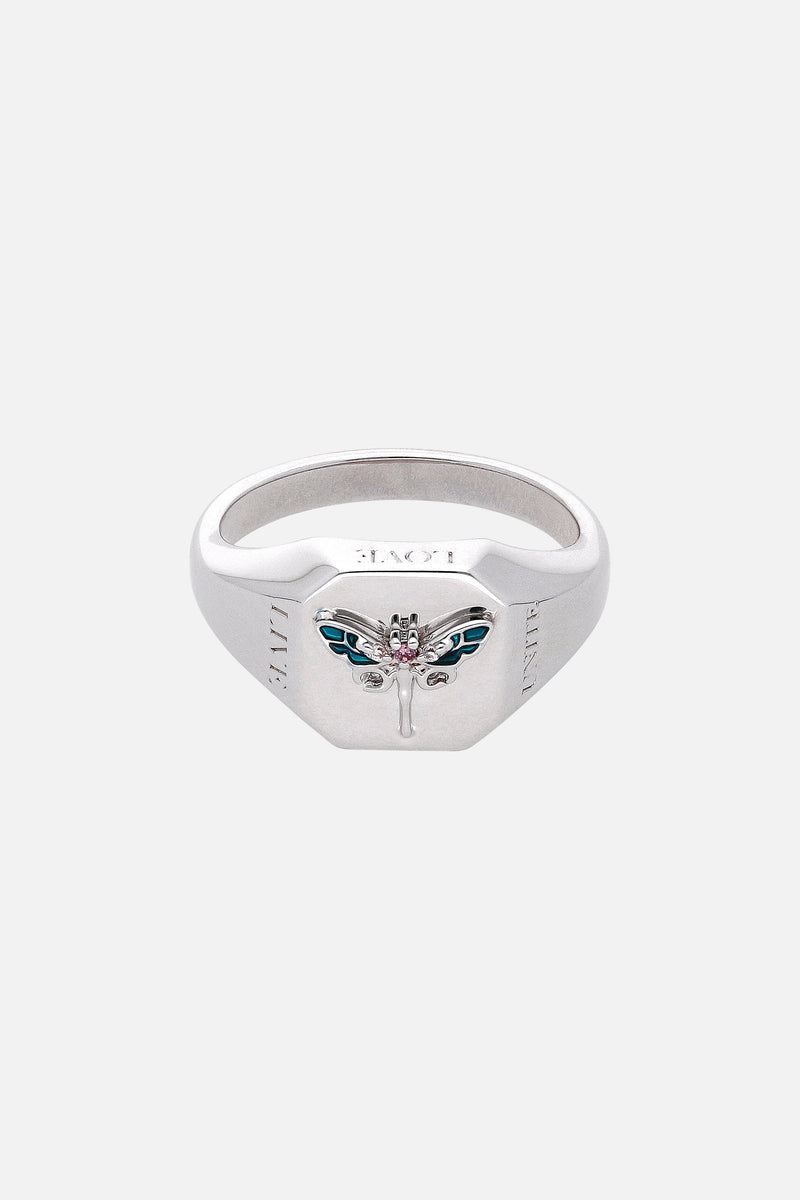 DRAGONFLY RING WOMEN SILVER